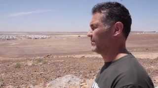 Khaled Hosseini, UNHCR Goodwill Ambassador, in Jordan with Syrian Refugees.