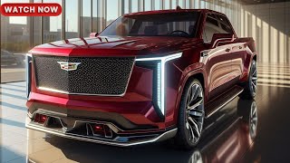 First Look: The Futuristic 2025 Cadillac Pickup - Modern and Aggressive!