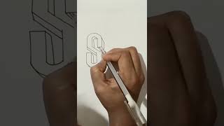 Drawing Letter S #youtubeshorts #drawing #viralshorts #shortvideo @KUCHSIKHO9