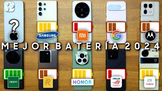 Test BATERÏA con TODOS!! iPhone 16 Pro Max vs Galaxy S24 Ultra, Xiaomi 14 Ultra, Pixel 9 Pro XL ...