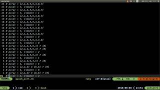 Implement Quick Sort Algorithm in Ruby