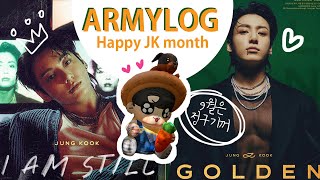 [아미로그 | Armylog] ENG | BTS 정국 생일 | GOLDEN : The Moments 전시회 | I am still 영화개봉 | 9월은 정국이꺼