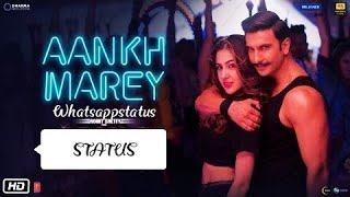 #Aankh Marey | Ranveer Singh, Sara Ali Khan | Tanishk -SIMMBA -Aakash Nawani