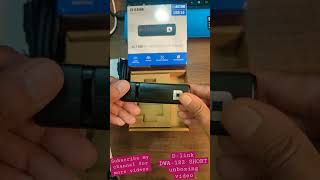 D-LINK DWA-182 Dual band (for 2.4 Ghz/5 Ghz Net) AC1300 MU-MIMO wifi USB 3.0 adapter short unboxing
