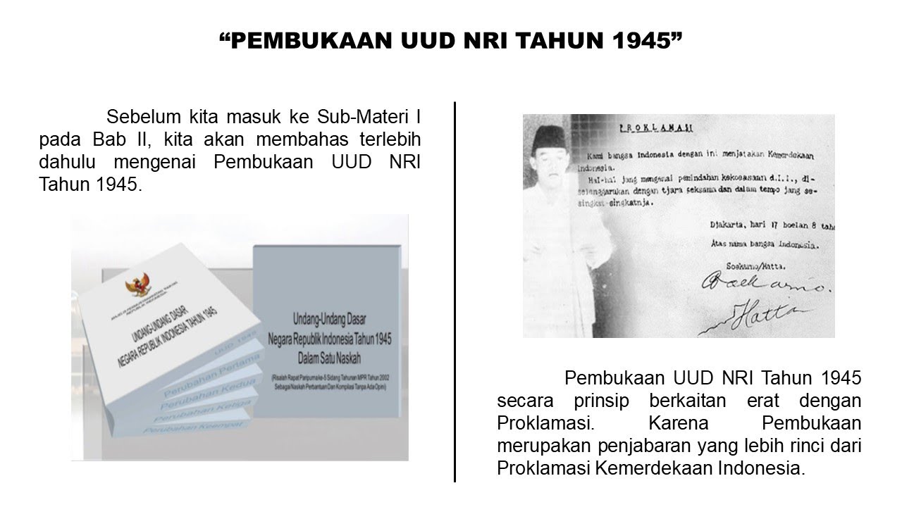 MAKNA ALINEA DALAM PEMBUKAAN UUD NRI TAHUN 1945 - YouTube