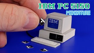 DIY Miniature IBM PC 5150 | DollHouse | How to make a mini computer