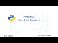 Module 1.1 - Your First Program | Python for Data Science | Learn with Aniket