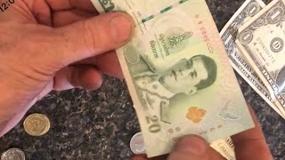 COMPARING the buying power of Thailand money Vs American money (thb thai boht to usd us dollar)