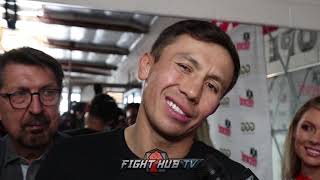 GENNADY GOLOVKIN DISSES CANELO VS JACOBS "GOOD QUALITY SPARRING" CALLS IT BORING