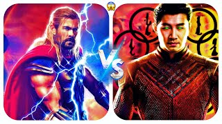 Thor⚡ vs Shang chi🔥 || #shorts #marvel #avengers