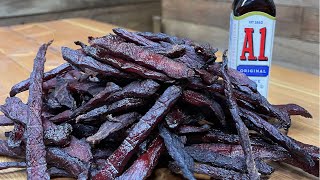I Made the Best A1 Steakhouse Beef Jerky Recipe from Start to Finish