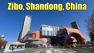 Zibo, China - Walking Tour. A modern tier-3 city in the heart of Shandong. Foreigner POV.