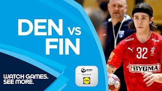 HIGHLIGHTS | Denmark vs Finland | Round 6 | Men's EHF EURO 2022 Qualifiers