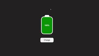 HTML, CSS, and JavaScript | Battery Charging Animation ⚡