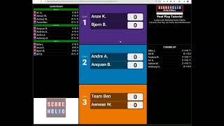 Scoreholio - Pool Play Format