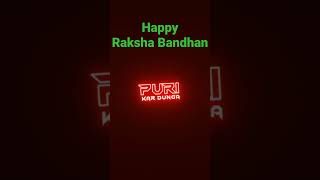happy raksha bandhan status black screen #shorts #rakshabandhan