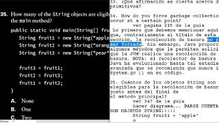 OCA JAVA SE 8 Programmer Guide Practice Test Chapter 2 # 31 - 40