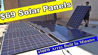 Dirt Cheap Used Solar Panels: 250W for $69 + Shipping