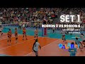 REGION 3 vs REGION 6 [SET 1] | Palarong Pambansa 2023 | Volleyball Girls (Secondary)