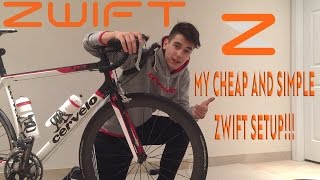 MY CHEAP AND SIMPLE ZWIFT SETUP!!!