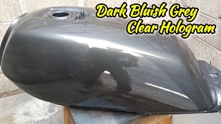 Dark Bluish Grey Samurai Paint || Repaint Honda GL Max