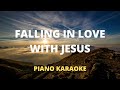 FALLING IN LOVE Piano Karaoke Instrumental [Kirk Whalum]