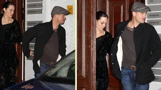 Brad Pitt And Angelina Jolie Go On A Date Together Hand In Hand At A Luxury Restaurant In Berlin