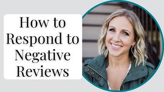 How to Respond to Negative Reviews or a Social Media Comments