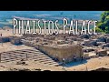 Phaistos Palace Crete Greece 4K