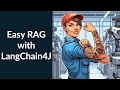Retrieval-Augmented Generation in Java in half an hour, thanks to EasyRAG from LangChain4J