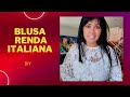 ✅️DIY Como fazer Blusa de Renda Italiana_ Costura fácil passo a passo p iniciante Gisleide Novelo