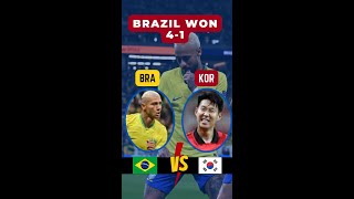 Brasil Vs South Korea Highlights | Brazil vs South Korea | Brasil Goals #shorts #youtubeshorts