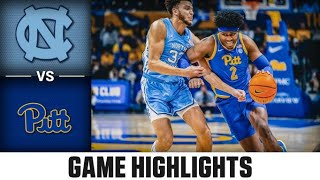 North Carolina vs. Pitt Men's Basketball Highlights (2022-23)