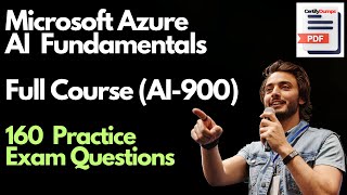Pass AI-900  Azure AI Fundamentals with Crash Course | 160 Real Exam Questions AI-900 | 100% Pass