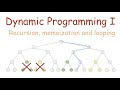 recursion, memoization and looping | Dynamic Programming Part 1