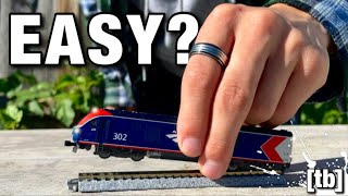 Modeling tiny trains is.. easy?