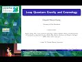 Edward Wilson-Ewing: Loop Quantum Gravity and Cosmology - Loops'24