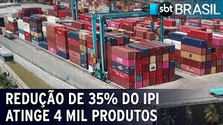 Redução de 35% do IPI atinge 4 mil produtos | SBT Brasil (01/08/22)