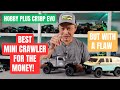 Hobby Plus CR18P Evo - Evo, Rock Van, Trail Hunter mini crawlers test and review