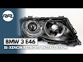 BMW 3 E46 | Bi-Xenon HID Projector Headlight Retrofit and Upgrade kit Installation DIY