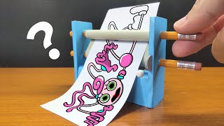 COOL！PAPER TRICK DIY with Mommy Long Legs（Poppy Playtime Chapter 2）｜Funny Cardboard Crraft