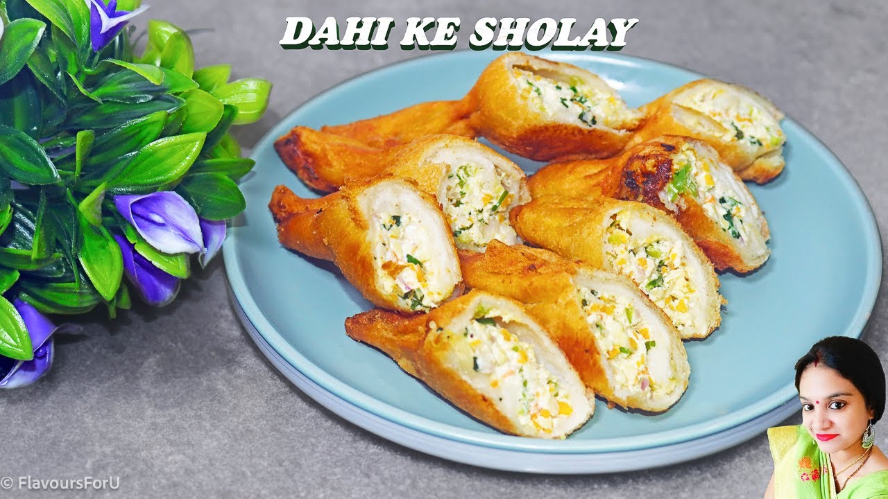 Dahi Ke Sholay |Dahi Bread Rolls | Curd Kebab Rolls | Quick Snacks ...