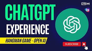 Python + ChatGPT - Python programming Hangman game - Open AI