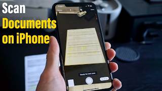 How to Scan Documents on iPhone (No Third Party Apps Needed)
