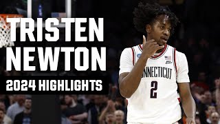 Tristen Newton 2024 NCAA tournament highlights | MOST OUTSTANDING PLAYER