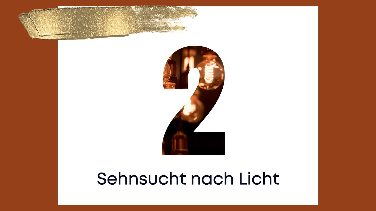 10.12.2023 - "Sehnsucht Nach Licht" - YouTube