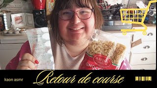 #asmr retour de COURSE (lidl et grand frais) 🛒