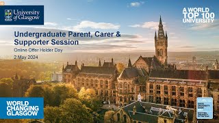 Undergraduate Parent, Carer & Supporter Session - Online Open Day
