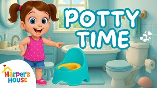 Potty Time Fun with Harper - Learn to Listen to Your Body - Potty Songs for Toddlers - Potty Song
