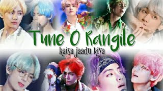 BTS V || Kim Taehyung✌😘 || Beautiful Fullscreen Hindi Remix Song || Tune O Rangile
